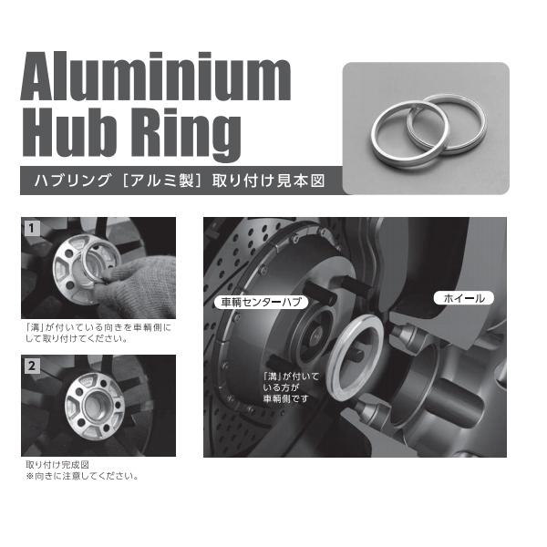 ENKEI（エンケイ） ハブリング アルミ 1枚 14種 外径 75mm → 内径