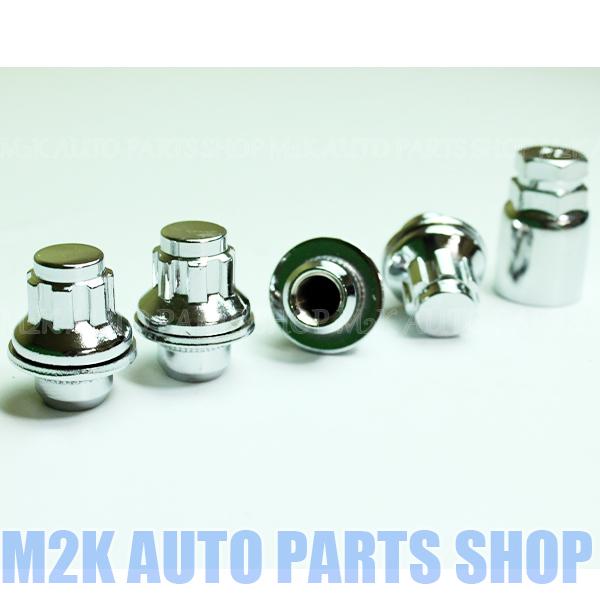 TOYOTA 純正ホイールロックセット 4個　ネジ径/ピッチ:M14×P1.5﻿ ホイールナット トヨタ 純正ホイール 用 平面座 4個 ロックナット 平座