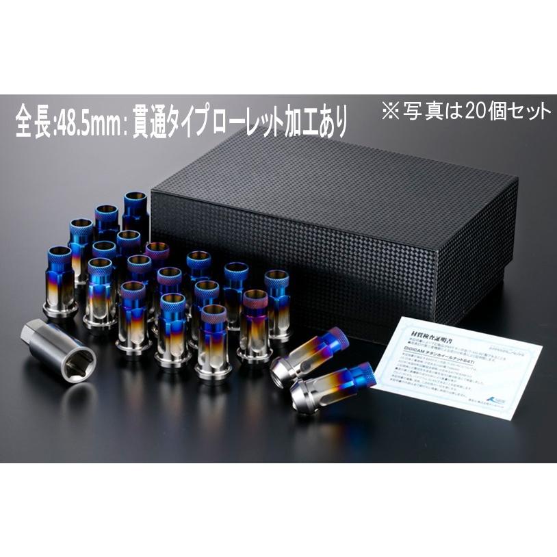 ケースペック デジキャン 5角ナット ペンタゴン チタン