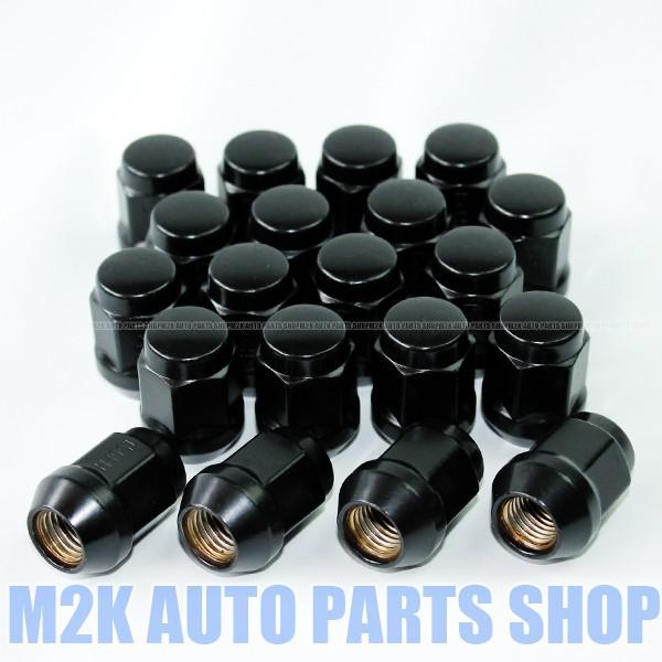 ホイールナット 24個 ブラック 標準サイズ M12 P1.25 P1.5 19HEX 21HEX