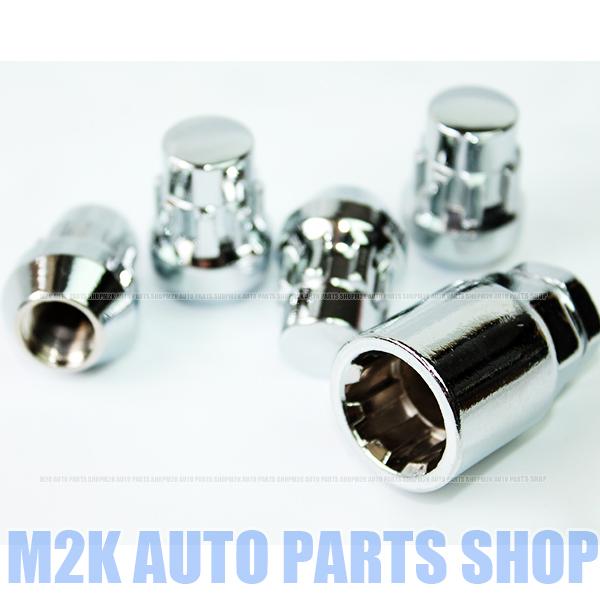 ロックナット M12 P1.5 19HEX 21HEX 4個 ホイールナット 袋 トヨタ ホンダ ダイハツ マツダ ミツビシ MKETC