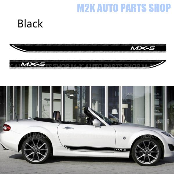 MX-5 ステッカー 2枚 ロードスター ロゴ サイドステッカー マツダ