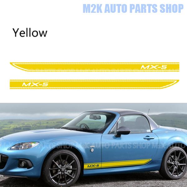 MX-5 ステッカー 2枚 ロードスター ロゴ サイドステッカー マツダ
