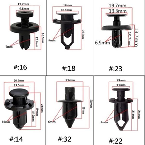樹脂ネジ 内装 車 プッシュリベット クリップ 各種2個 合計20個 フェンダー タイヤハウス トヨタ ダイハツ スバル 日産 三菱 スズキ アウディ｜m2k｜03
