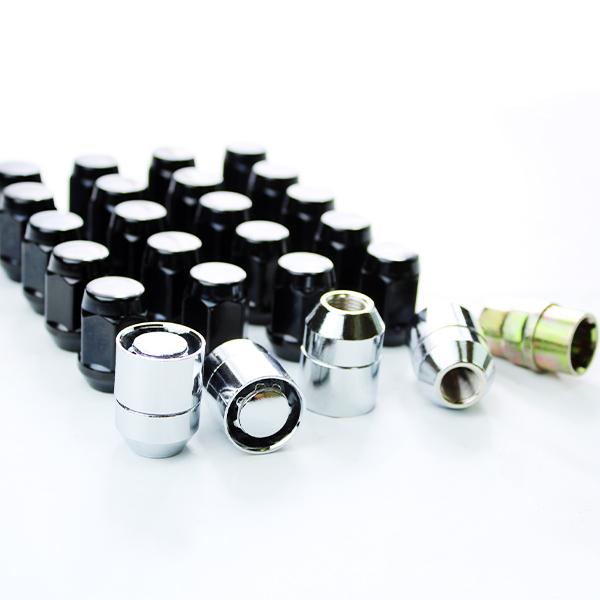ロックナット 24個 set ホイールナット ブラック MTロック リング