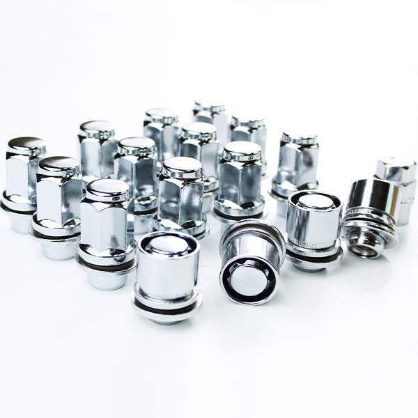 中古アルミ17X7.0 5穴 +47 トヨタ専用平座ナット仕様 4本セット 中古