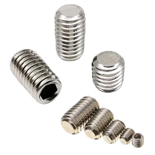 イモネジ 100個 ホーローセット 六角穴付止めねじ 平先 ネジ M3 M4 M5