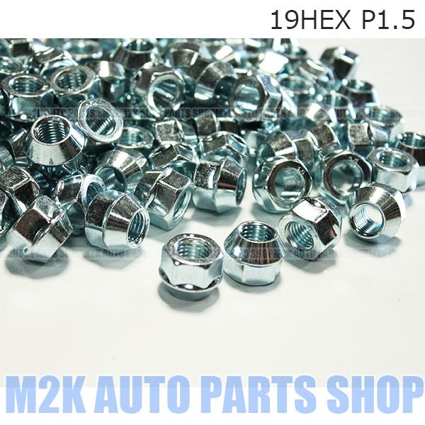 ホイールナット 亜鉛 貫通 メッキナット M12 P1.5 19HEX チップトップ 16個 国産車 コンパクトカー フィット フリード  :MK-ETC-tip-kan19HEXP15-16:M2K AUTO PARTS - 通販 - Yahoo!ショッピング