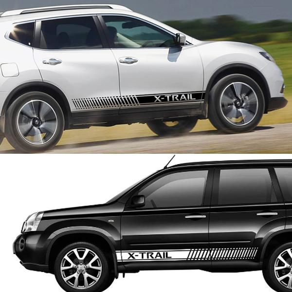 エクストレイル ステッカー 2枚 ロゴ サイドステッカー ニッサン