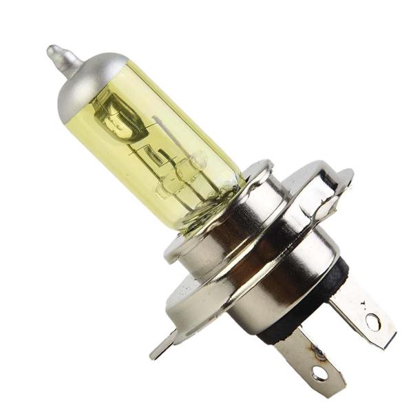 ヘッドライト H4 2個 ハロゲンバルブ DC12V 55W イエロー 高輝度 高