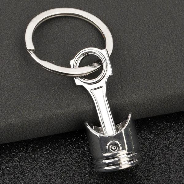 キーホルダー キーチェーン ピストン 1個 リング コンロッド エンジン