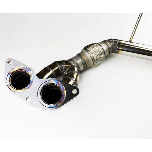 直管 デュアルマフラー MR-S 1ZZ フロントパイプ 一体型 ストレート