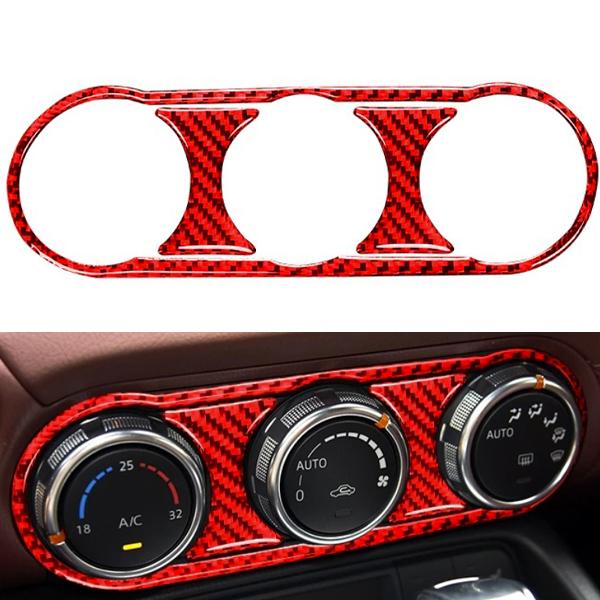 ロードスター ND カーボン エアコン コントロールパネル カバー トリム