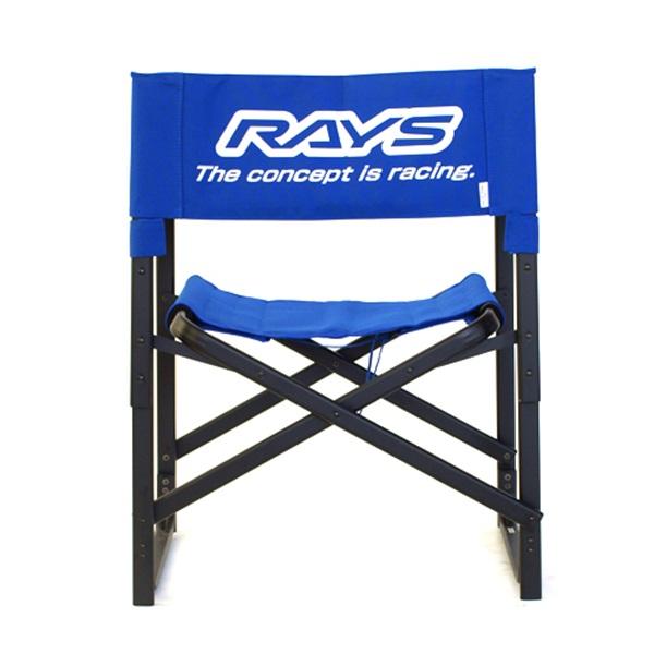 レイズ RAYS レイズオフィシャルギア フォールディングチェアー RAYS OFFICIAL GEAR フォールディングチェアー 1個 ブルー 青