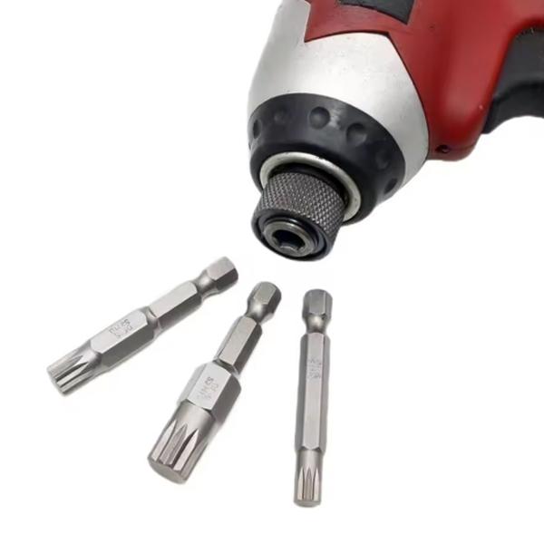 トリプルスクエアビット ドライバービット M4 M5 M6 M7 M8 M10 M12 マグネット スプライン トルクス ビット | ブランド登録なし | 04