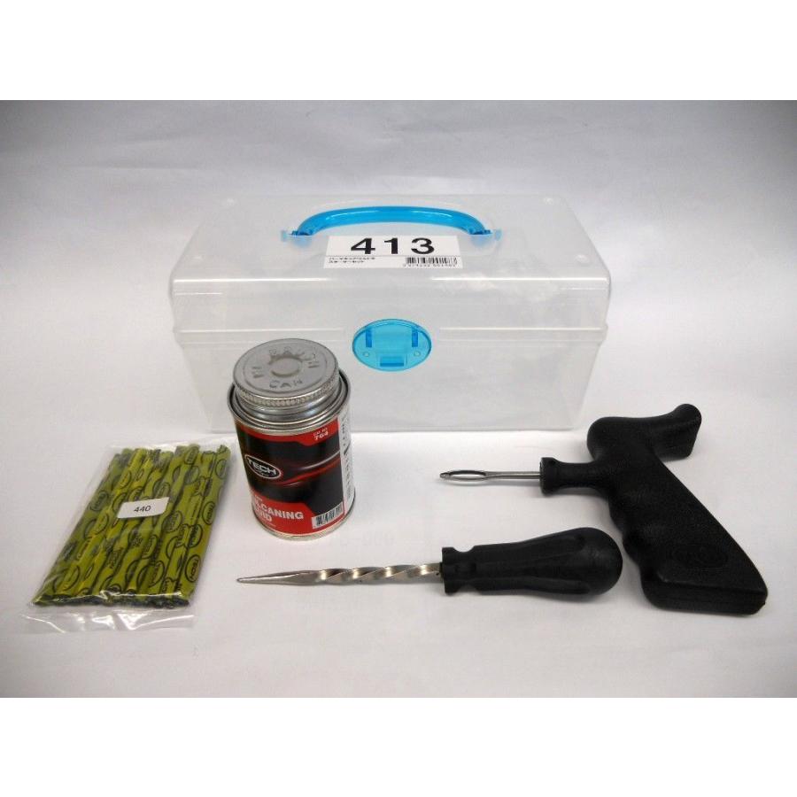 パンク修理 セット プロ用 テック TECH 413 1SET パーマキュアウルトラ タイヤ パンク 補修 修理 パンク修理材 リペア | TECH