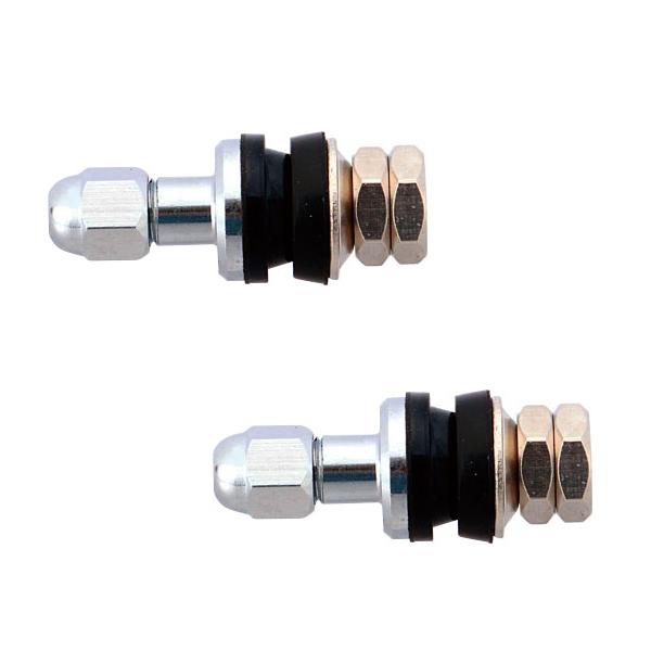 TECH クランプインバルブ エアバルブ 2個 内締め チューブレス テック 14φ 48mm タイヤ交換 リフレッシュ 普通車 軽自動車 AWV638-1 | TECH