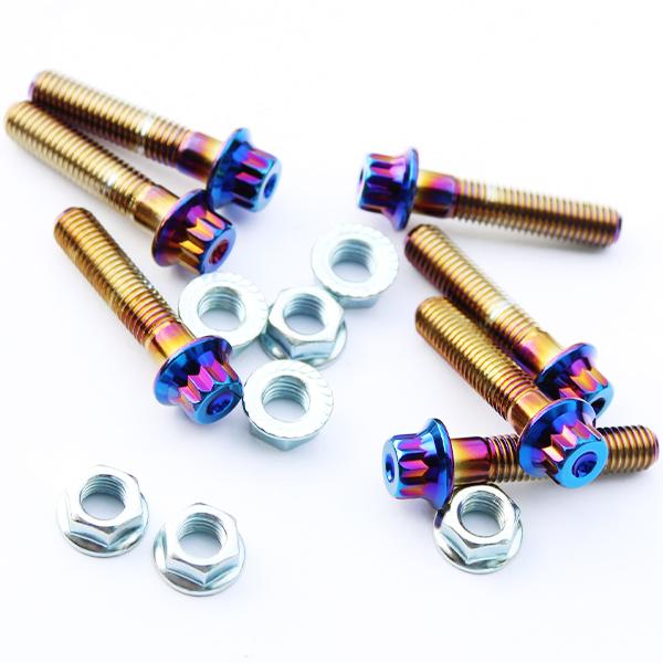 ピアスボルト M7 32mm リムボルト ホイール リバレル シルバー