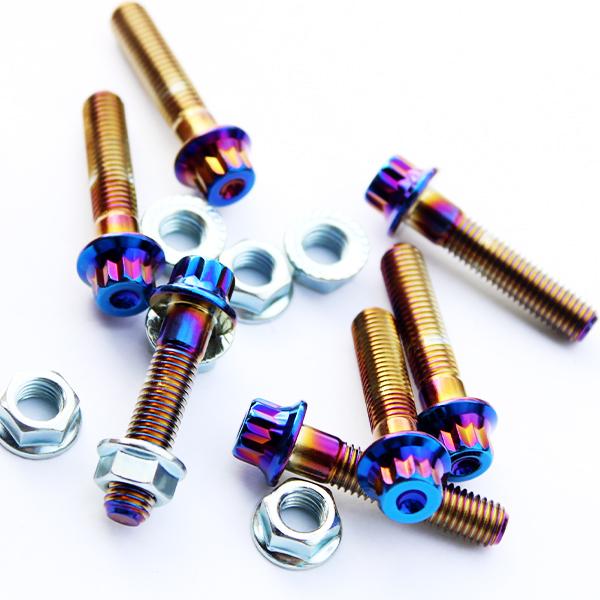 ピアスボルト M7 32mm リムボルト ホイール リバレル シルバー
