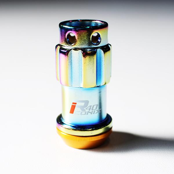 KYO-EI R40 iCONIX M14 ネオクローム ホイールナット 20個