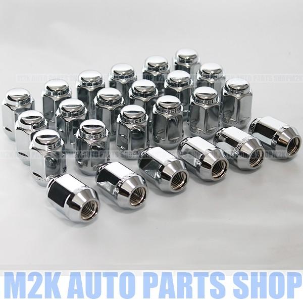 ホイールナット メッキナット ツバ付き P1.5 19HEX 21HEX 24個