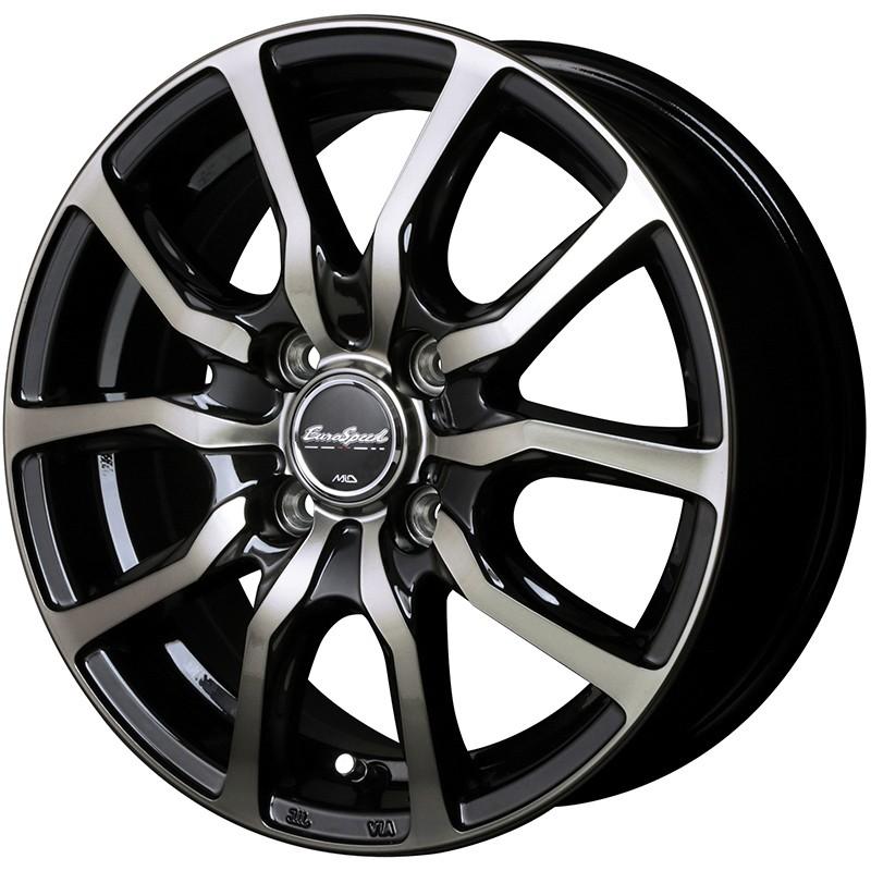 マルカサービス 15インチ DC52 5.5J+43 4H-100 1本 ブラック マルカサービス 15インチ DC52 5.5J+43 4H-100 1本 ブラック