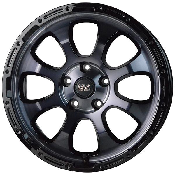 17インチ マッドクロス グレイス 7J+45 5H-114.3 1本 ホイール ブラッククリア 業販