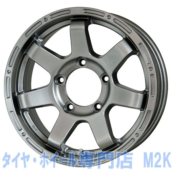 HOT STUFF - 16in MC76 5.5J+22 しろがね色 ジムニー 専用 JWL-T 車輪 車検 5H-139.7 1本 業販 熱っぽい アルミホイール-車、バイク、自転車-タイヤ、ホイール