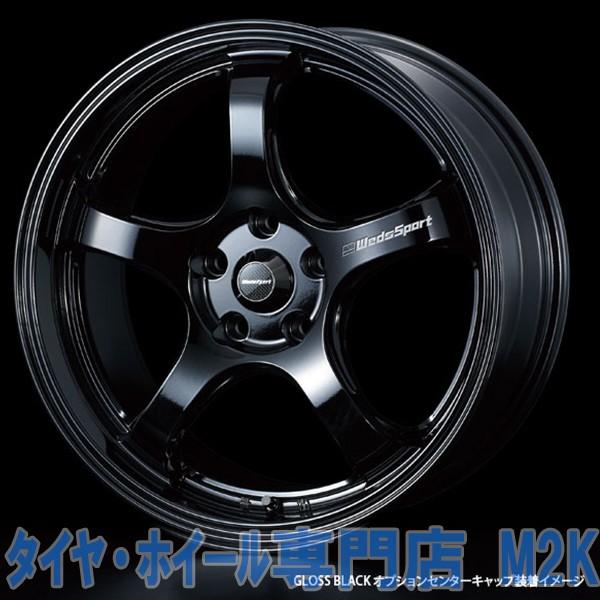 WEDS 18インチ SPORTS RN-05M ブラックホイール 8.5J +38 +45 +