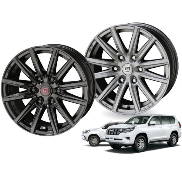 17インチ SEIN SS ザイン ブラック ホイール 7.5J +25 6H-139.7 1本 JWL-T プラド ハイラックス FJクルーザー 業販