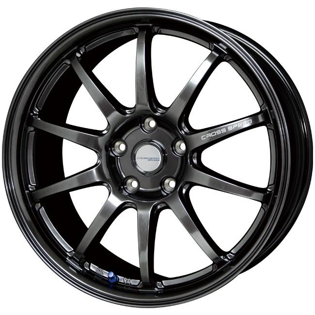 宅送 業販価格 17インチ クロススピード ハイパーエディション Cr10 7j 48 5h 100 ブラック 軽量 ホイール 4本 86 Brz インプレッサ プリウス 個人宅宛不可 高級感 Saleinzucca It