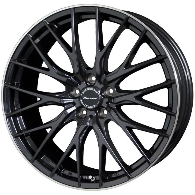 店舗限定限定あり 18インチ HM-1 7.5J+38 5H-114.3 4本 ブラック リム