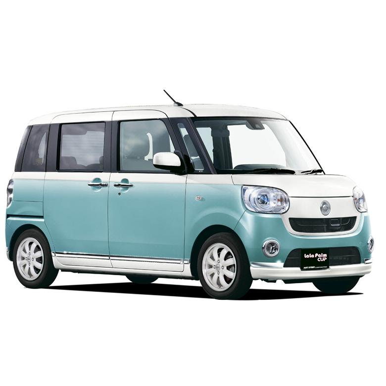 軽用12インチ ララパーム カップ2 シルバー,ホワイト,ブラック ホイール4本 HOT STUFF（ホットスタッフ） 12インチ 4穴 100 4B ララパーム カップ2