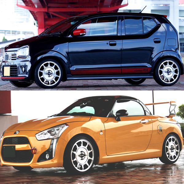 16インチ 零式-S 6.5J+40 4H-100 JDM USDM crimson ホイール 4本 