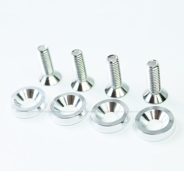 盗難防止ネジ ナンバーボルトリング 4個 set 車 バイク レンチ ネジ