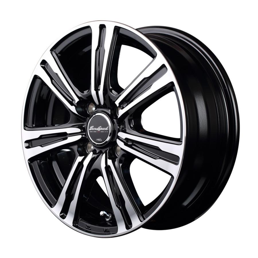 スタッドレス 145/80R13 4本 13インチ BC-7 ブラックポリッシュ ミラ 