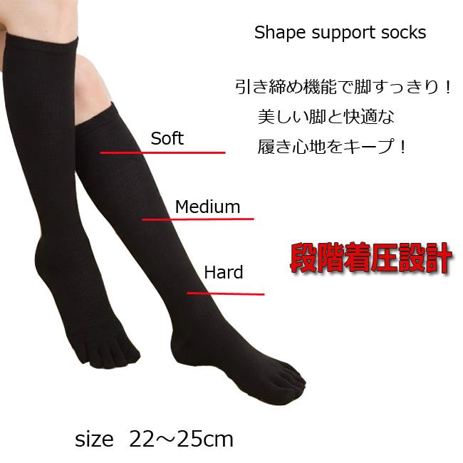 未使用 Bonvolant 段階圧縮ハイソックス 3足セット ボンボラン 段階圧縮ハイソックス 2足組 白 ホワイト Bonvolant 着圧