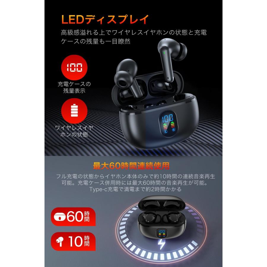 イヤホン bluetooth ワイヤレスイヤホン 【最先端Bluetooth5.4& イヤホン bluetooth ワイヤレスイヤホン 【最先端Bluetooth5.4&