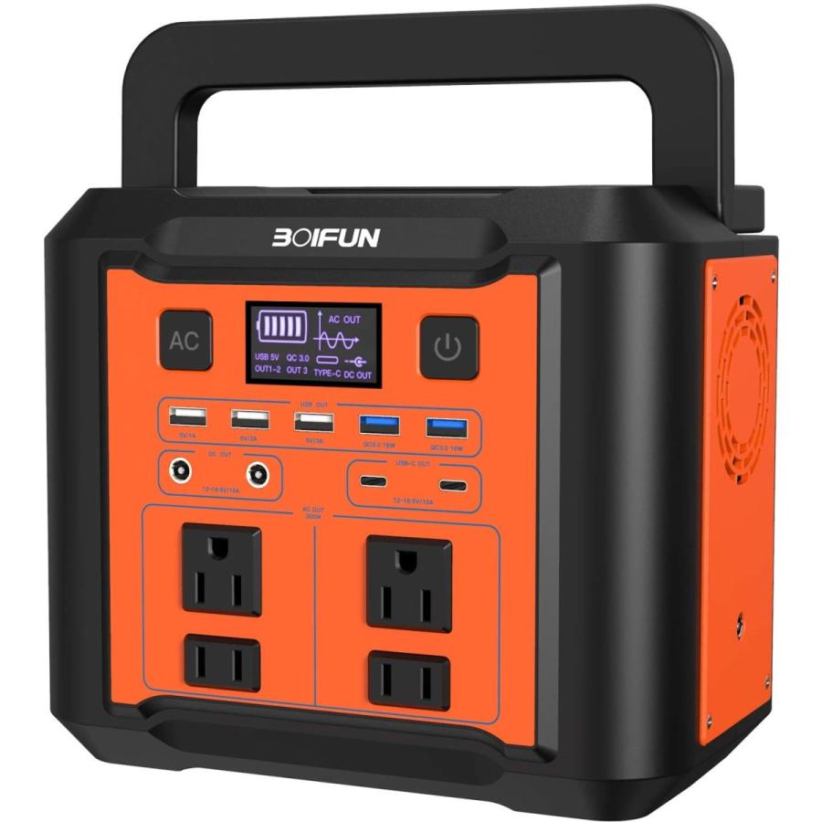 史上最も激安 最新版 放電安定 Boifun ポータブル電源 バッテリー 人気 大容量 mah 300wh 家庭用 蓄電池 非常用電源 家庭アウ 特売 Www Thedailyspud Com