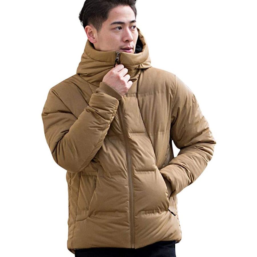 気質アップ キャバリア Cavaria メンズ ダウンジャケット ブルゾン シームレス フード 止水ジップ Cair19 05 44 M Beg ベージュ 大幅値下 メール便ok 日本製 Www Clinicagastroservice Com Br