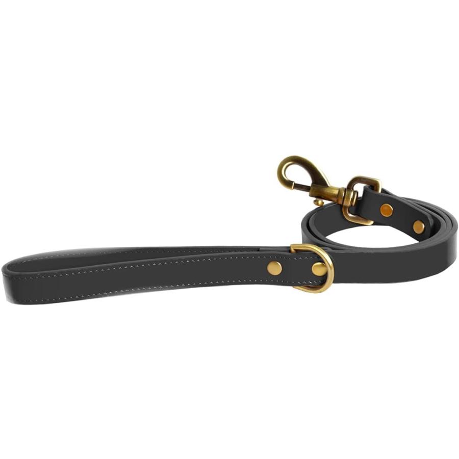 国産 ラフィカロ リード 犬 大型犬 中型犬 小型犬 イタリアンレザーを贅沢に使用 厚み4mm 上品な犬 長さ95cm 丈夫 本革 多機能 ダブルリード 値引 Turningheadskennel Com