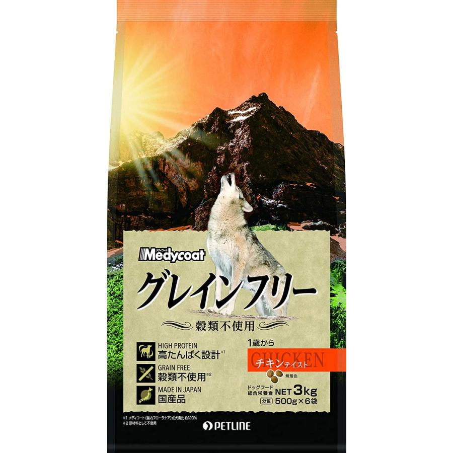 注目の お手入れ トリミング用品 メディコート ドッグフード グレインフリー 1歳から チキンテイスト 3キログラム X 1 Www Aun Sch Ng