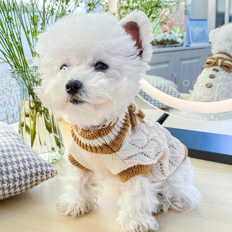冬バーゲン お手入れ トリミング用品 Ansimite 犬服 セーター ニットセーター 秋冬服 防寒 暖かい ドッグウェア クリスマス ハロウィン 可愛い ちょう結び おしゃれ ペット服 Www Threeriversofs Com