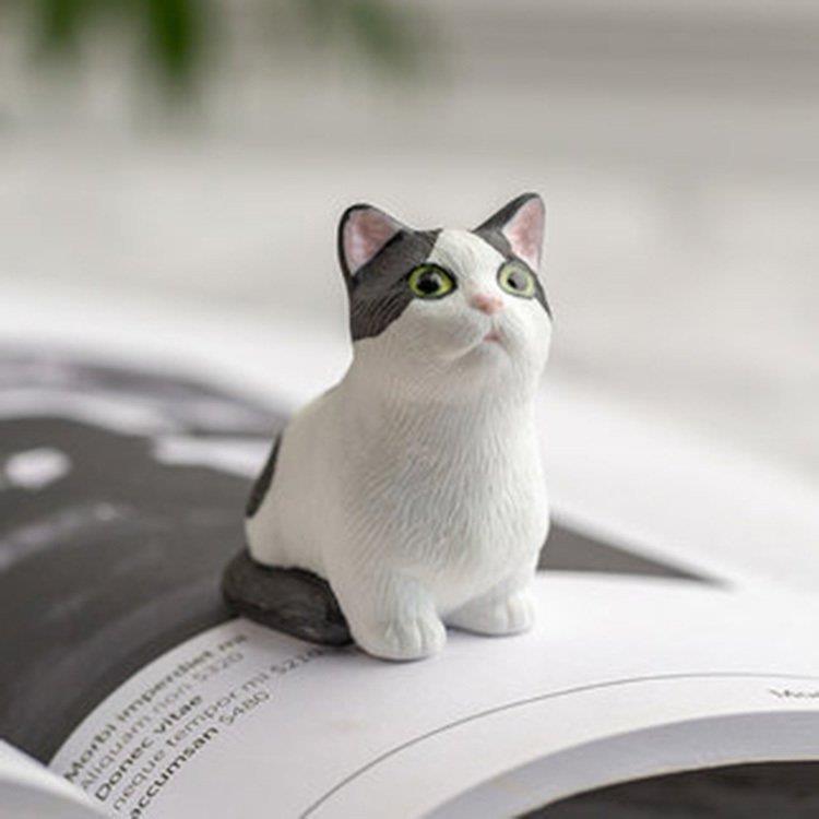 キャットの置物猫動物陶器オーナメント自動車置物かわいい卓上 キャットの置物猫動物陶器オーナメント自動車置物かわいい卓上