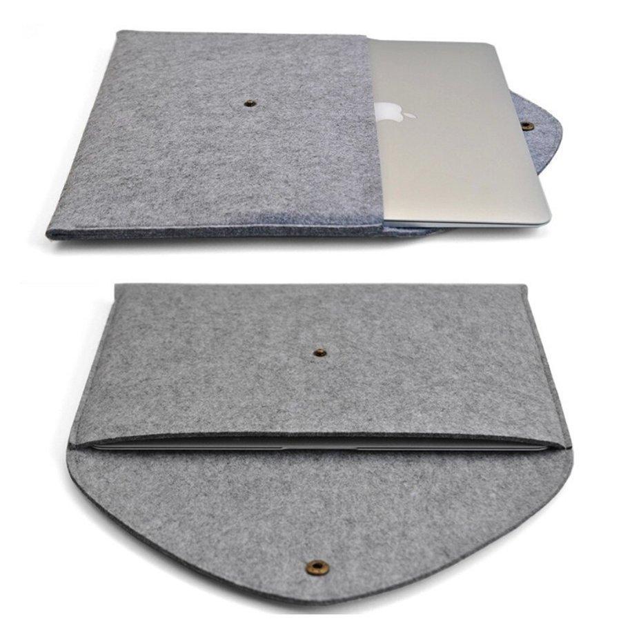 シンプル風Apple Macbook Pro retina 13インチSurface Pro X/Pro 7通用レザーポーチ保護ケース/軽量/マック/ノートパソコンバッグ鞄/ブリーフケース｜m5103｜06