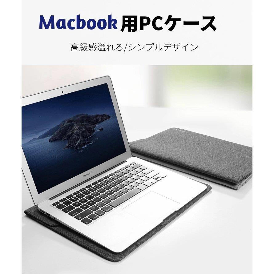 Apple Macbook Air Pro retina 13インチ/Surface Laptop Go 12.4インチ通用レザーポーチ 保護収納ケース/ノートPCパソコンバッグ鞄/インナーバッグ｜m5103｜06