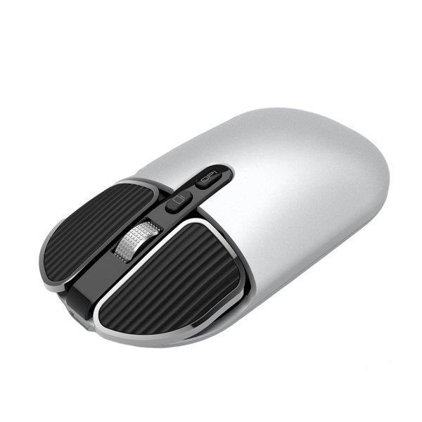 2.4G U  Bluetooth 5.0 マウス マウス ラップトップ 2.4G BT シルバー｜m5103｜02