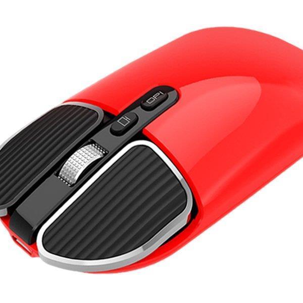 2.4G U  Bluetooth 5.0 マウス マウス ラップトップ 2.4G BT レッド｜m5103｜09