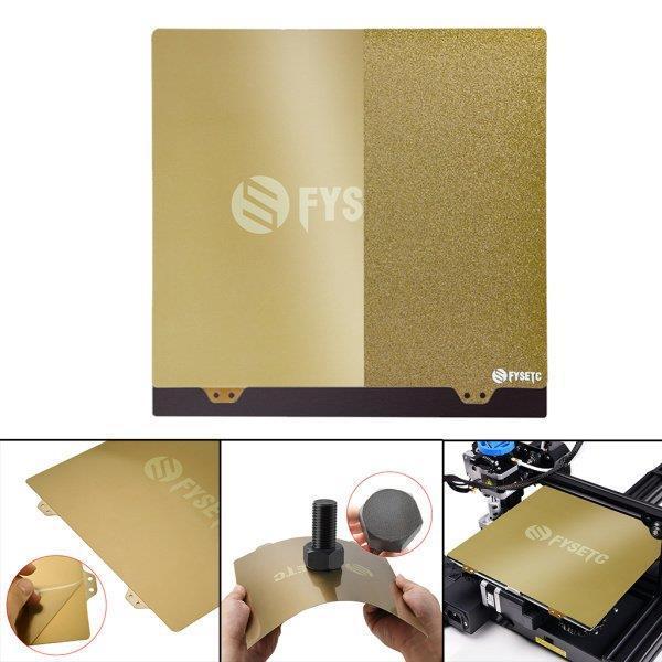 CR-10S印刷ホットベッド部品用の表面プレート両面310x310mmを構築します。鋼板磁気