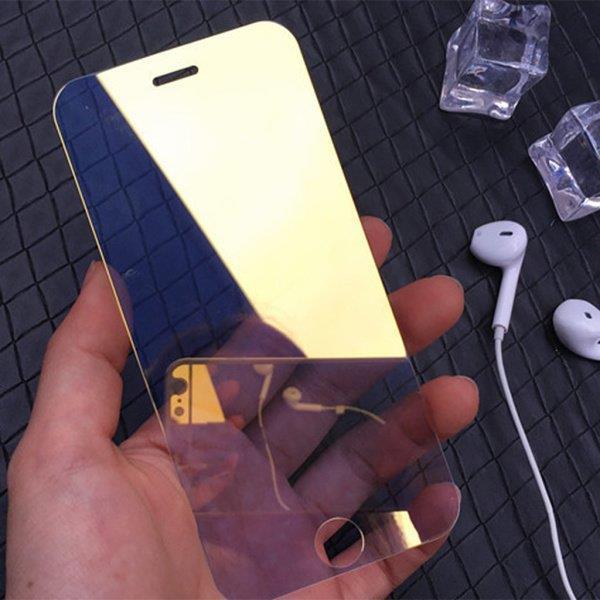 iphone7plus goldのための強化ガラススクリーンミラープロテクターフィルム｜m5103｜06